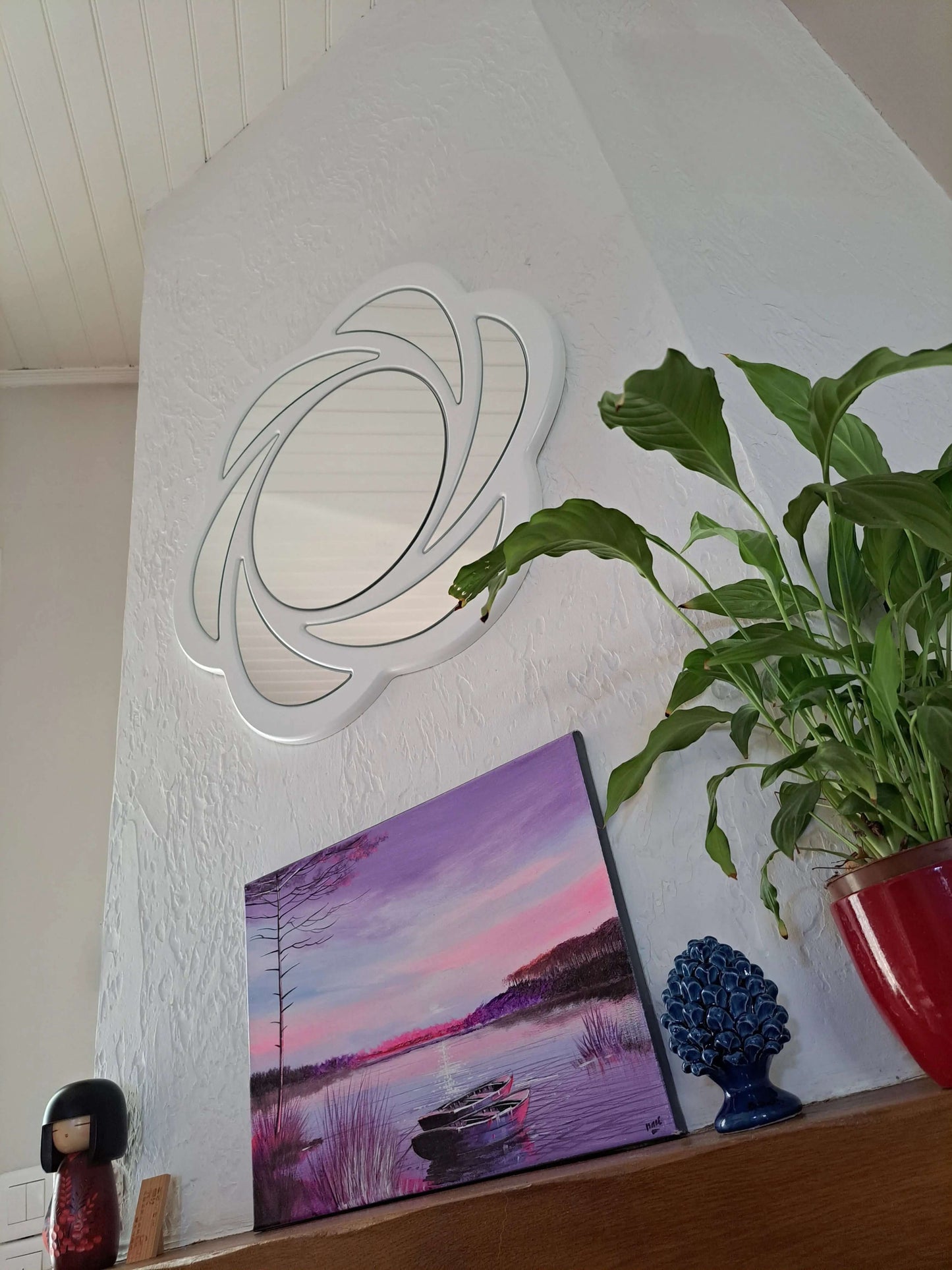 Miroir Fleur de Cristal