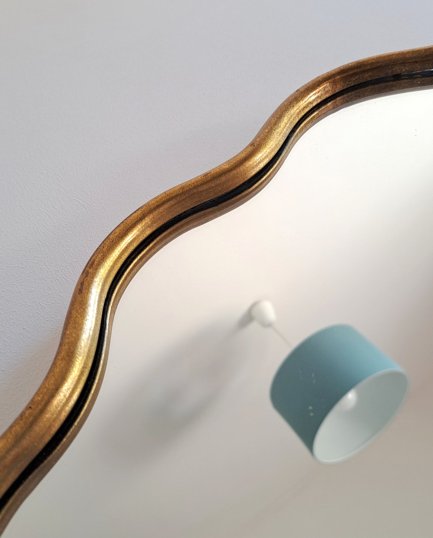 Miroir Vague d'or