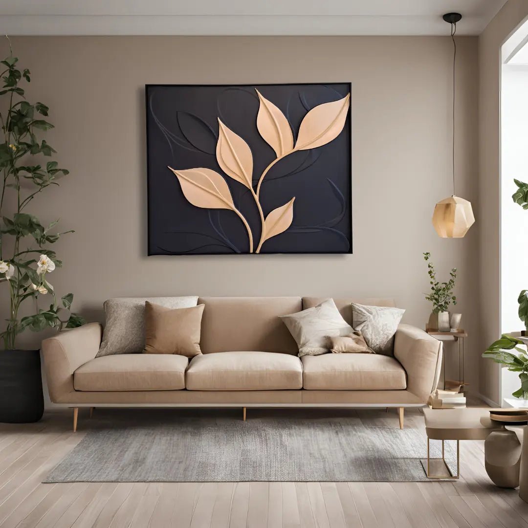 Tableau Bois Élégance Nocturne - OrnaMura