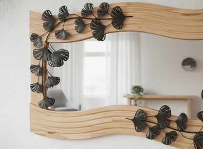 Miroir Vague de Ginkgo 120cm x 80 cm